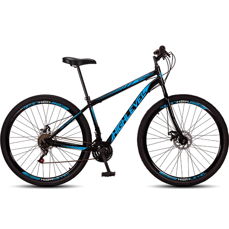 Bicicleta Aço Carbono Highlevel Aro 29 Freios a Disco